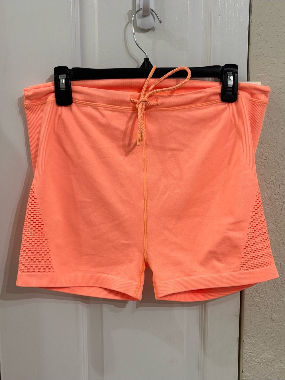 Offline by Aerie Coral Seamless Mesh Drawstring Shorts NWT